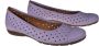 Gabor Comfortabele Leren Loafer met Elastische Sluiting Purple Dames - Thumbnail 4