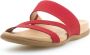 Gabor Comfortabele Rode Damesslippers Red Dames - Thumbnail 3