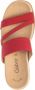 Gabor Comfortabele Rode Damesslippers Red Dames - Thumbnail 5