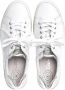 Gabor Comfortabele witleren sneaker met versieringen White Dames - Thumbnail 4