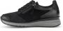 Gabor Comfortabele zwarte leren sneakers Black Dames - Thumbnail 4
