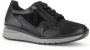 Gabor Comfortabele zwarte leren sneakers Black Dames - Thumbnail 5