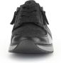 Gabor Comfortabele zwarte leren sneakers Black Dames - Thumbnail 6