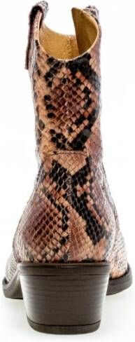 Gabor Cowboy Boot met Croco Motif Multicolor Dames
