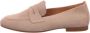 Gabor Beige Suède Mocassins College Stijl Beige Dames - Thumbnail 4