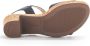 Gabor Iridescent Leather Sandals Gray - Thumbnail 12