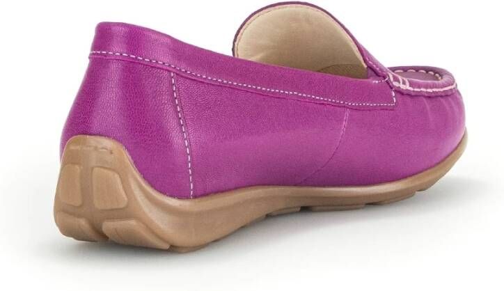 Gabor Paarse dames loafer met uitneembaar voetbed Purple Dames