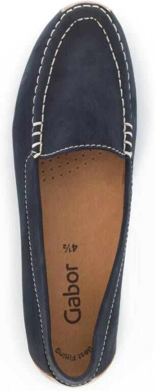 Gabor Damesloafer met optimaal comfort Blue Dames