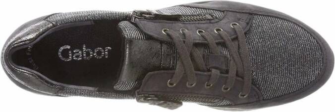 Gabor Donkergrijze Dames Sneakers