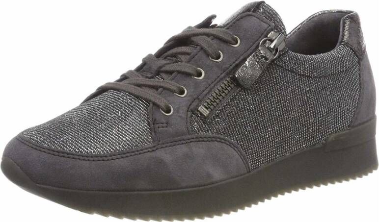 Gabor Donkergrijze Sneakers Gray Dames