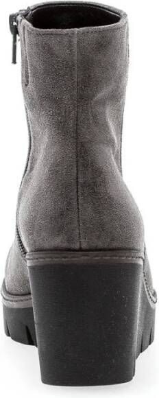 Gabor Dreamvelour Enkellaarzen Gray Dames