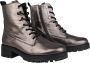 Gabor Elegante leren enkellaars zilver Gray Dames - Thumbnail 4