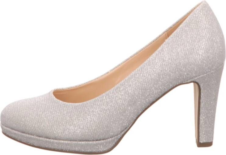 Gabor 270 Pumps High Heels Schoenen Hoge Hak Dames Zilver - Foto 6