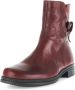 Gabor Elegante Rode Leren Enkellaars Red Dames - Thumbnail 4