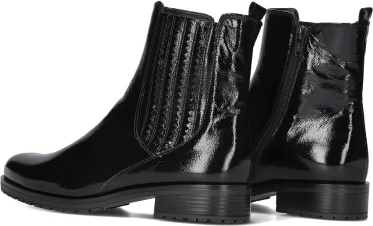 Gabor Elegante Zwarte Enkellaarsjes Black Dames