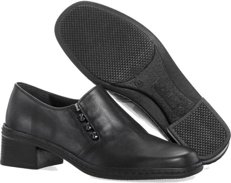 Gabor Elegante Zwarte Leren Pumps voor Vrouwen