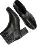Gabor Elegant Zwart Enkellaarsje met Trendy Zijkettingen Black Dames - Thumbnail 6