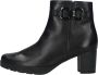 Gabor Elegant Zwart Enkellaarsje met Trendy Zijkettingen Black Dames - Thumbnail 9