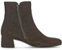 Gabor Elegante suède enkellaars bruin Brown Dames - Thumbnail 2