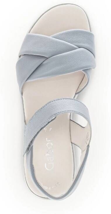 Gabor Flat Sandals Blue Dames