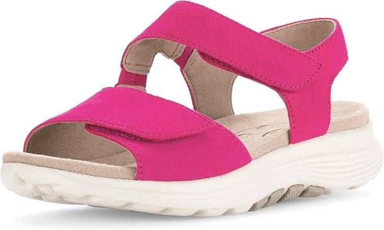 Gabor Flat Sandals Pink Dames