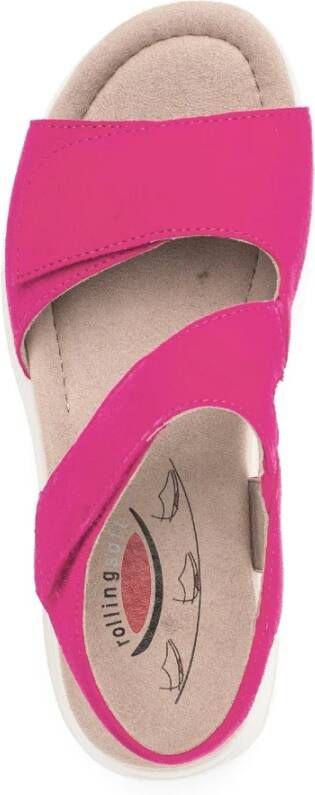Gabor Flat Sandals Pink Dames