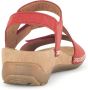 Gabor Verstelbare Velcro Strap Dames Sandaal Groen Green Dames - Thumbnail 14