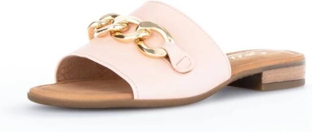 Gabor Flat Sandals Roze Dames