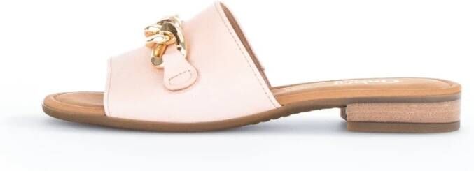 Gabor Flat Sandals Roze Dames