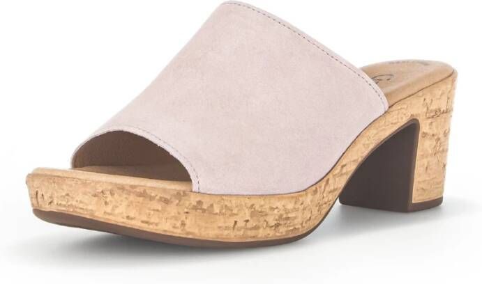 Gabor Flat Sandals Roze Dames