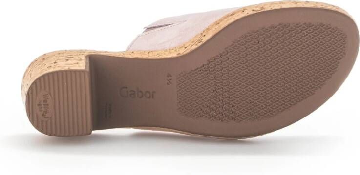 Gabor Flat Sandals Roze Dames