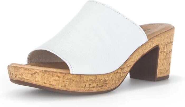 Gabor Flat Sandals Wit Dames