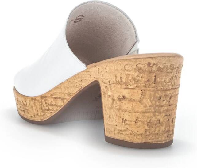 Gabor Flat Sandals Wit Dames