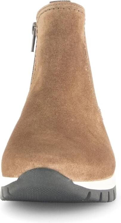 Gabor Cognac lederen fluwelen manden Brown Dames