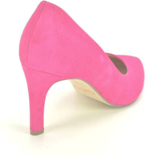 Gabor Fuxia daim Pumps + tip 6 cm Roze Dames