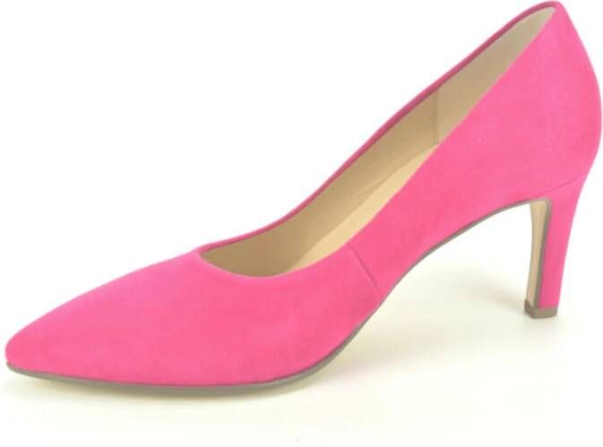 Gabor Fuxia daim Pumps + tip 6 cm Roze Dames