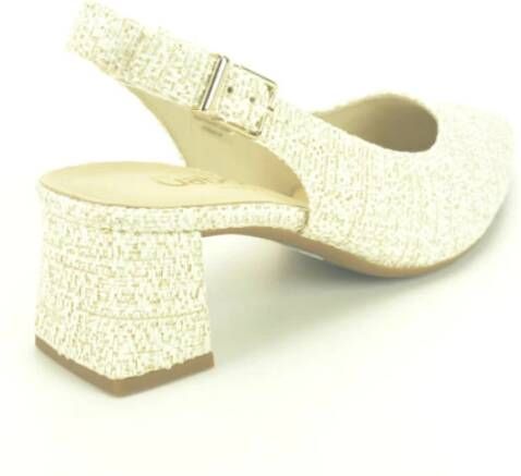 Gabor Gedrukte Goud Beige Stijlvolle Schoenen Yellow Dames