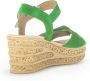 Gabor Groene Velours Sandalen Comfortabel Stijlvol Green Dames - Thumbnail 4