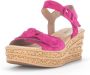 Gabor Gele suède sandaal voor dames Pink Dames - Thumbnail 12