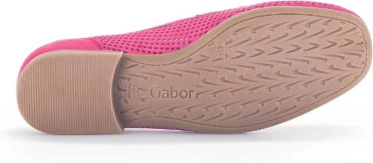 Gabor Geperforeerde Roze Pumps Damesschoenen Pink Dames