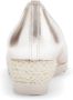 Gabor Gouden leren metallic ballerina's Yellow Dames - Thumbnail 5