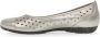 Gabor Gouden leren metallic balletflats Yellow Dames - Thumbnail 3