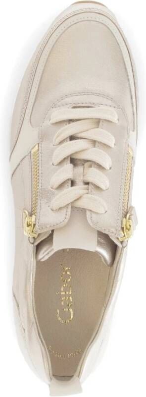 Gabor Gouden metallic leren manden Yellow Dames