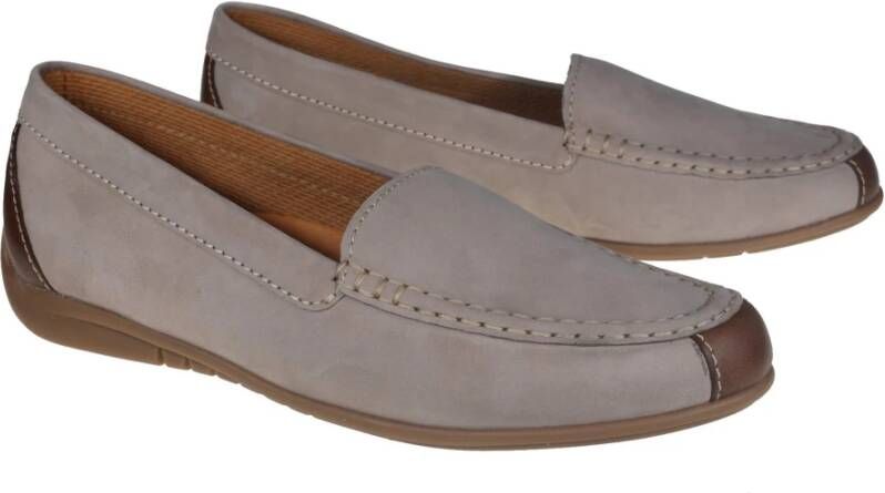 Gabor Grijze Damesloafer Optimaal Comfort Gray Dames