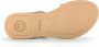 Gabor Beige Suède Sandalen met Velcro Sluiting Beige Dames - Thumbnail 9