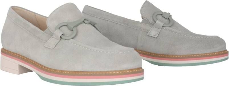 Gabor Groene Dames Loafer voor de Zomer Gray Dames