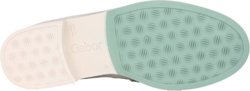 Gabor Groene Dames Loafer voor de Zomer Gray Dames