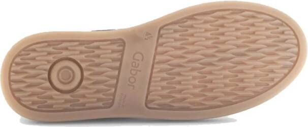 Gabor Groene Leren Sneakers Damesstijl