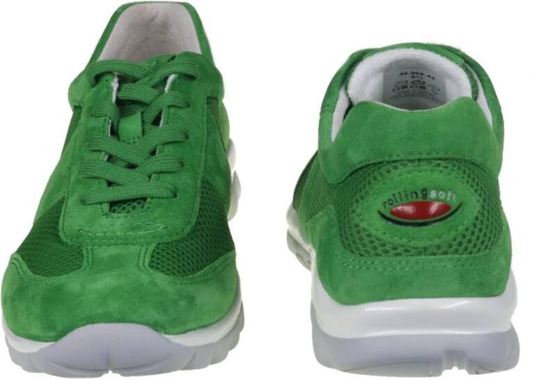 Gabor Groene Rolling Walking Sneaker voor Dames Green Dames
