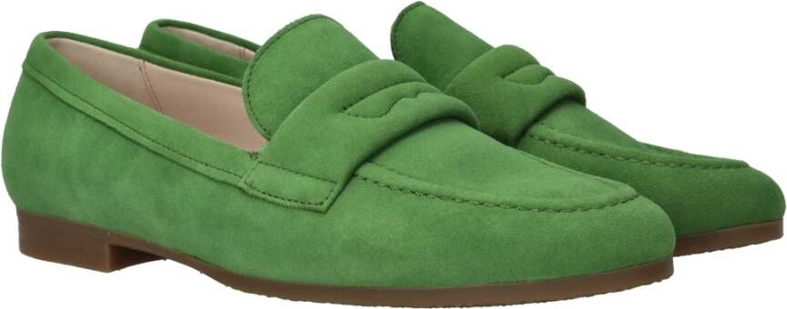 Gabor Groene Suède Loafer voor Dames Green Dames